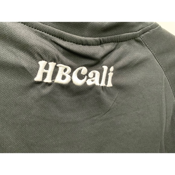 HBCali Black Yellow Greek Key Pocket Athletic T Shirt Mens L - Picture 16 of 16